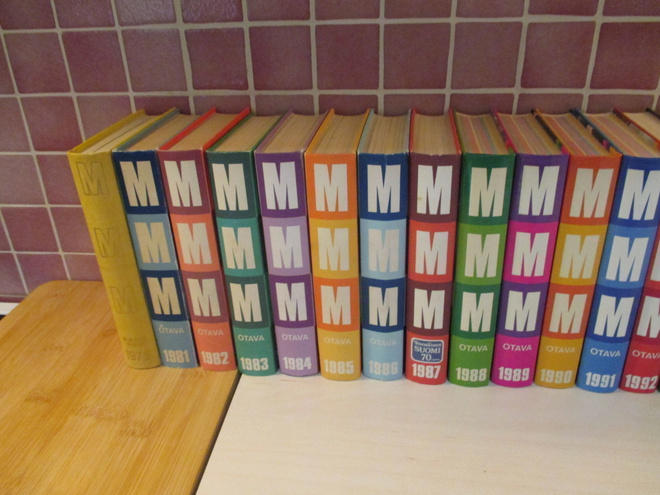 MItä Missä Milloin kirjoja  32 kpl 1975-2006