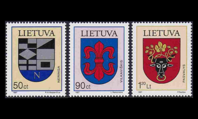 Liettua 652-4 ** Vaakunoita (1997)