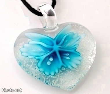 980 .. Murano Lampwork Art Glass Taidelasi .. Kaulakoru