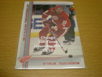 Steve Duchesne 2000-01 Be A Player Memorabilia # 253 Chicago