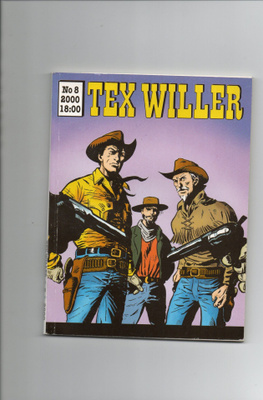 Tex Willer n:o 8 2000 Haudattu ase.