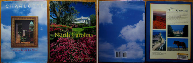 CHARLOTTE & Our NORTH CAROLINA jättikirjat