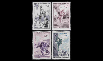 Ranska 1100-3 ** Urheilu (1956)