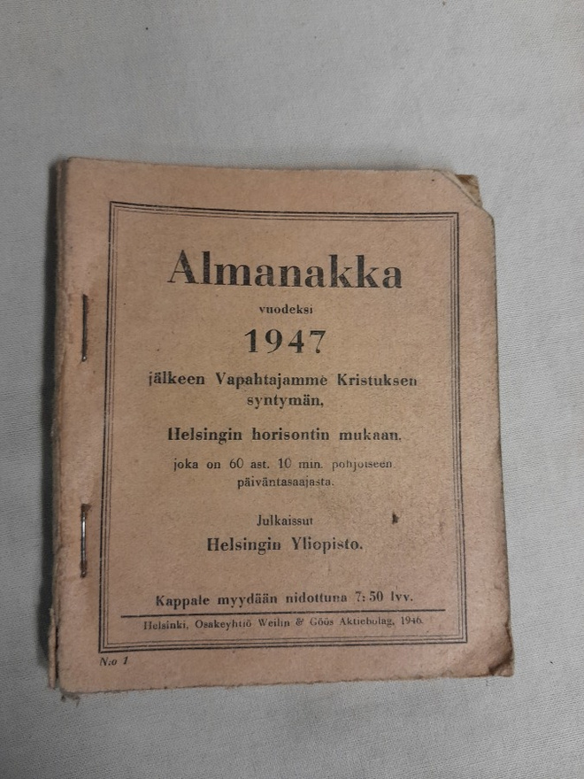 huuda syntymävuotesi almanakka 1947