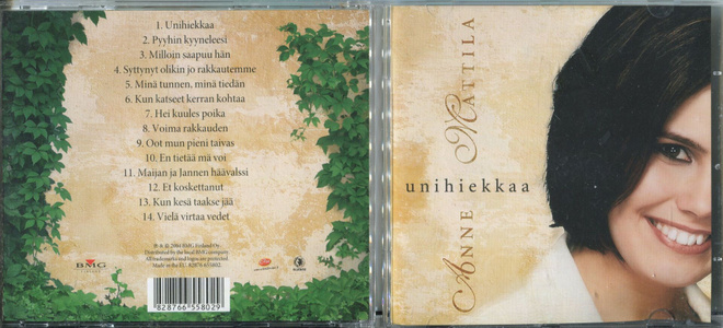ANNE MATTILA . CD-LEVY . UNIHIEKKAA