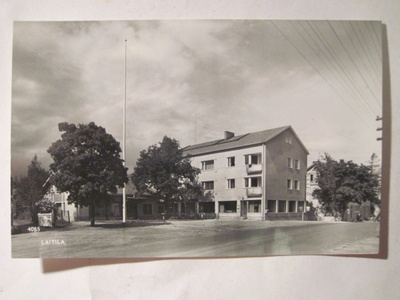VANHA Postikortti Laitila 1950-l Alkup.Mallikappale