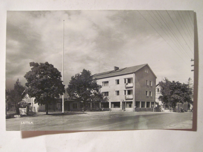 VANHA Postikortti Laitila 1950-l Alkup.Mallikappale