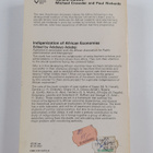 Adebayo Adedeji : Indigenization of African economies - pikkukuva 2