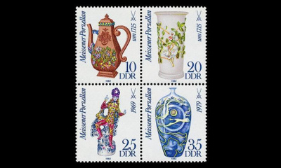 DDR 2667-70_vb ** Meissenin posliinia (1982)