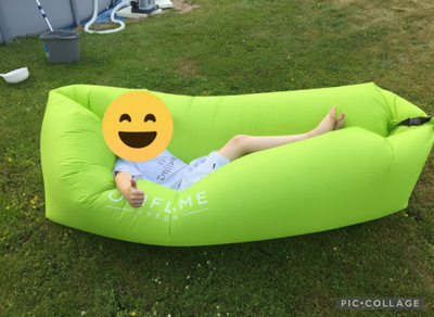 Ilmatäytteinen sohva / tuoli