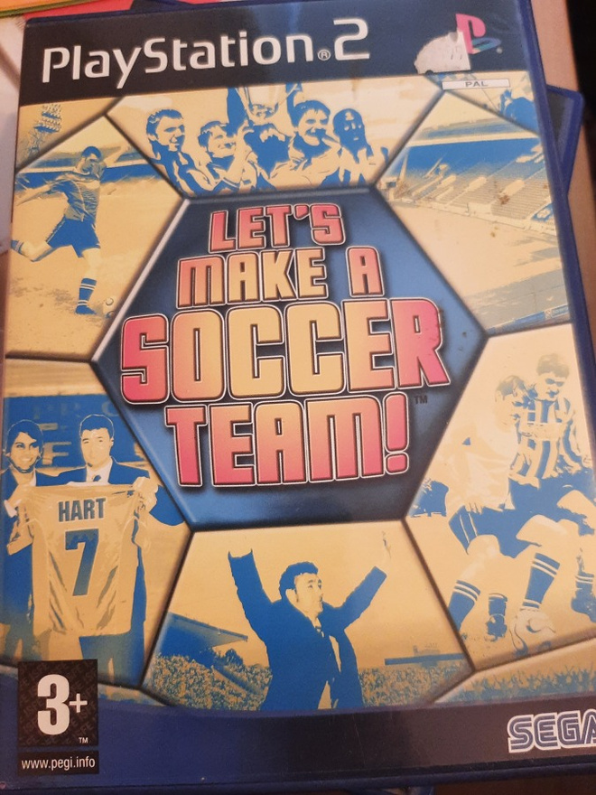 PS2 Lets Make a Soccer Team CIB