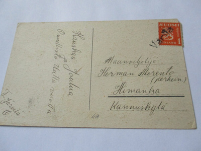 1930/M Varila (Kaustinen) kortilla