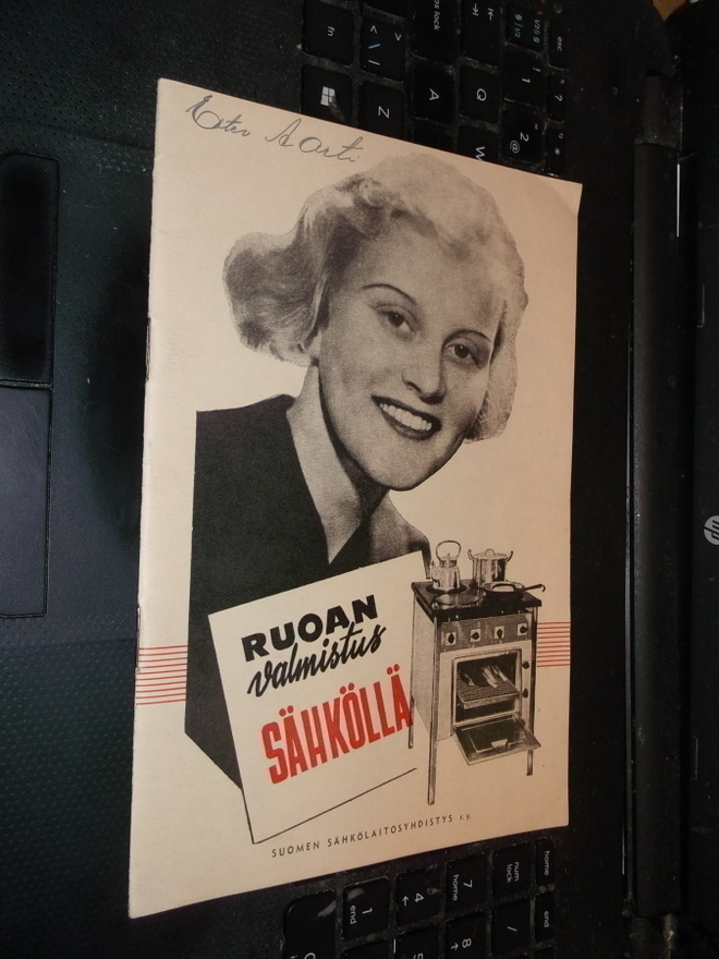 Ruoan valmistus sähköllä  ( 1 p. 1939 ) sis. postikulut