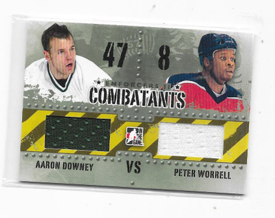 2013 ITG Combatants Jersey #8 Aaron Downey & Peter Worrell