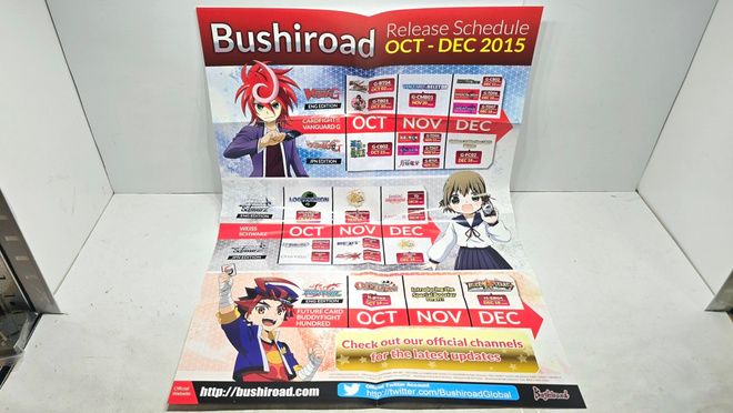 Bushiroad Release Schedule 2015 juliste