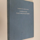 Toivo Vahervuo : Johdatus faktorianalyysiin - pikkukuva 1