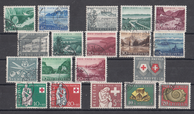 SVEITSI Pro Patria erä 1953-1958