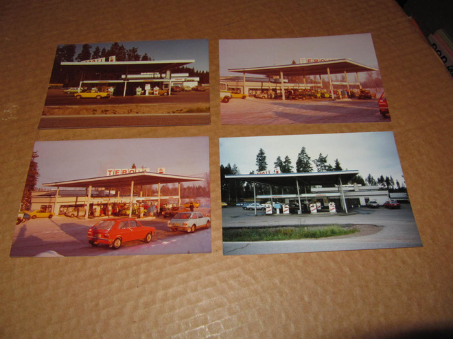 Valokuvat TB-Teboil Huoltamo: Parkano x 4  1979 / 1988