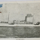 VANHA Postikortti Laiva Arcturus Tanska- Suomi Lunastus 1921 - pikkukuva 1