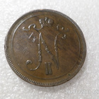 10 PENNIÄ 1895 TASAISESTI PATINOITUNUT , - pikkukuva 4