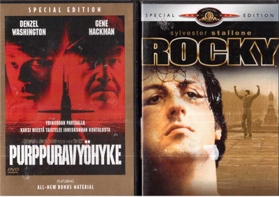 2 KPL DVD ELOKUVIA