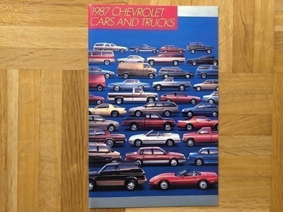 Esite Chevrolet Cars and Trucks 1987. GM USA