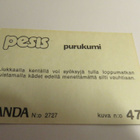 PESIS Panda Purukumi keräilykuva nro 47 - pikkukuva 2