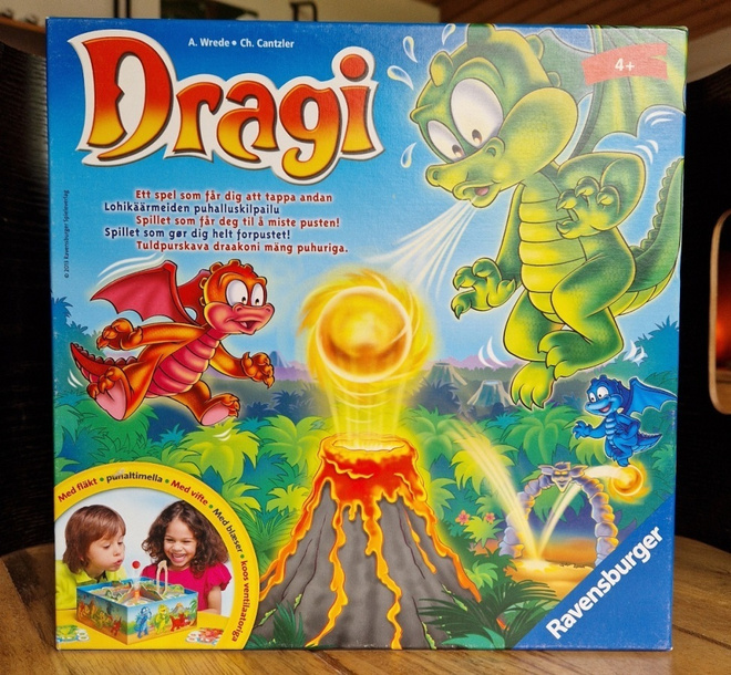 Dragi lasten peli Ravensburger 2013.Uudenveroinen