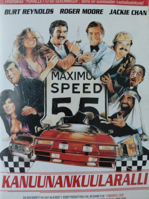 Kanuunankuularalli DVD (Burt Reynolds, Farrah Fawcett)