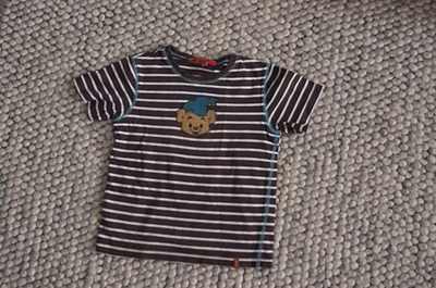 Bamse raidallinen T-paita  koko 110–116