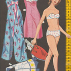 Paperinukke neito 1950-60-luku - pikkukuva 1