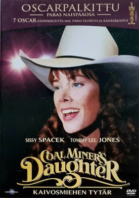 Kaivosmiehen tytär 1980 c&w tähti Loretta Lynn= Sissy Spacek