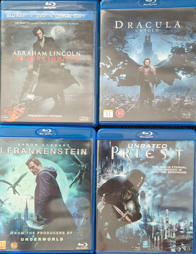 Priest + 3 muuta leffaa -Blu-Ray