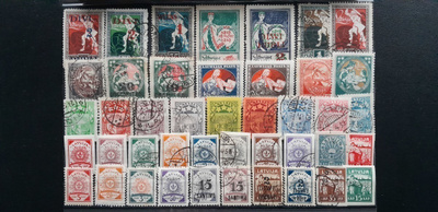 LATVIA VANHAA postimerkkejä **/*/o 43 kpl