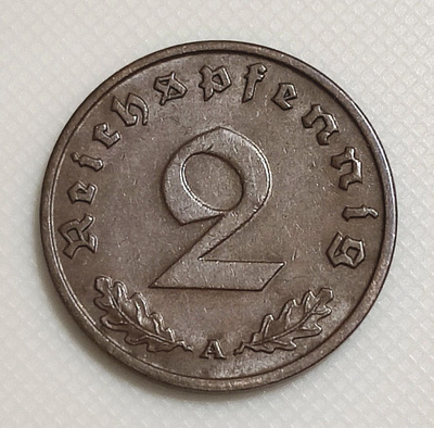 Saksa 2 Pfennig 1938A