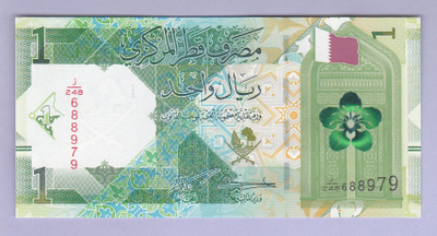 Qatar 1 Riyal v.2025 UNC P-New