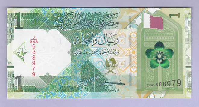 Qatar 1 Riyal v.2025 UNC P-New