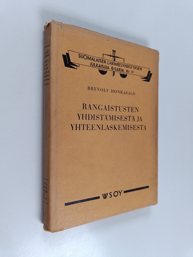 Brynolf Honkasalo : Rangaistusten yhdistämisestä ja yhtee...