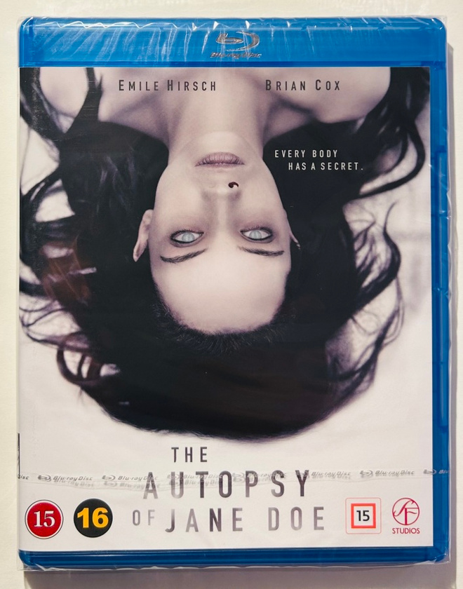 THE AUTOPSY OF JANE DOE - Blu-ray, uusi