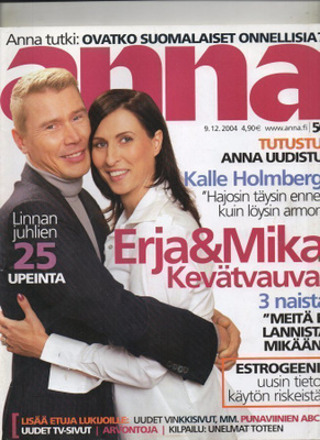 Anna n:o 50 2004 Mika & Erja.  Linnan juhlat. Julianne.