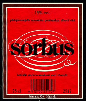 sorbus 2517, 75 cl 15%