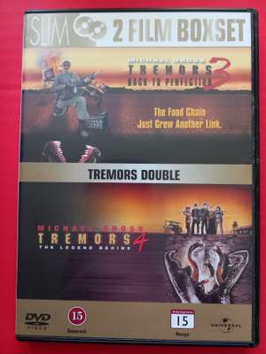 Tremors 3-4 nordic dvd