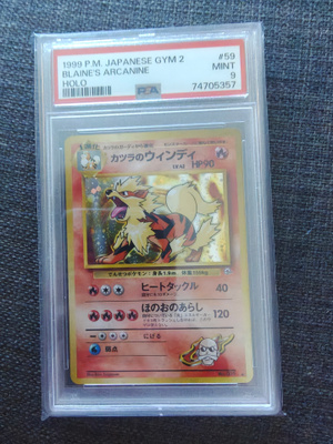 Blaine's Arcanine psa 9