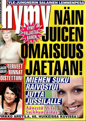 Hymy n:o 4 2007 Seksikäs Pirkko Arstila, 68, v. Katso kuvat.