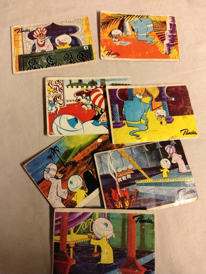7 kpl aladdin taikalamppu
