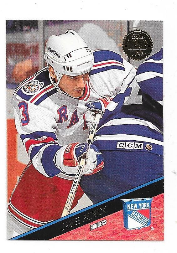 1993-94 LEAF #232 James Patrick  New York Rangers