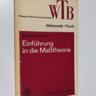 Siegfried Brehmer : Einfuhrung in die Masstheorie - pikkukuva 1