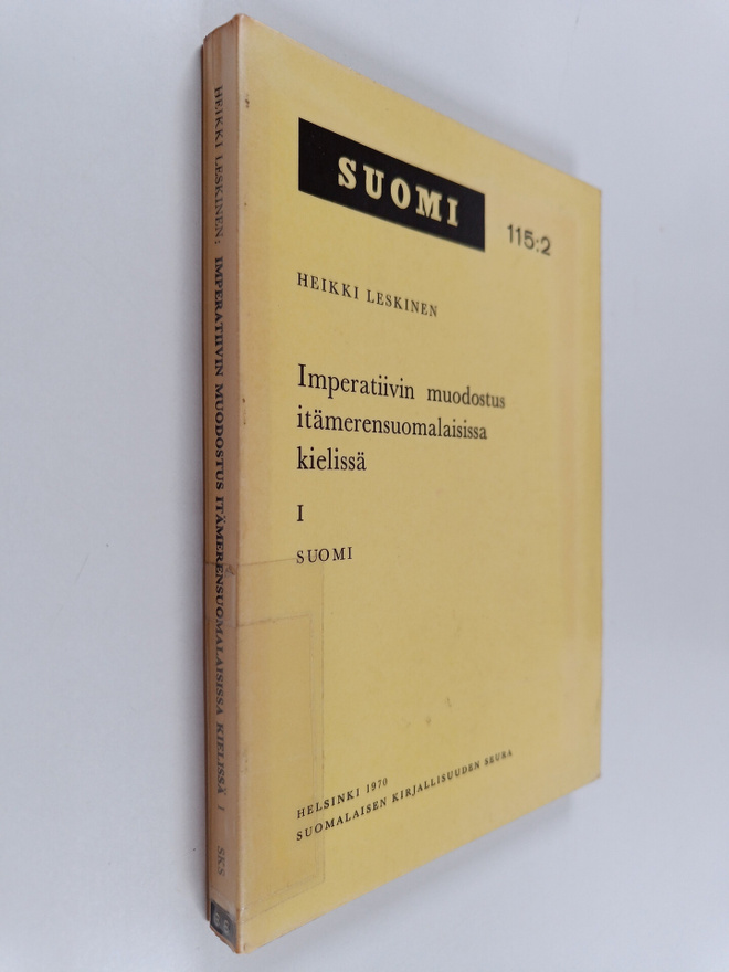 Heikki Leskinen : Imperatiivin muodostus itämerensuomalai...