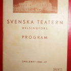 Svenska Teatern Helsingfors Program 1946 - 47 - pikkukuva 1