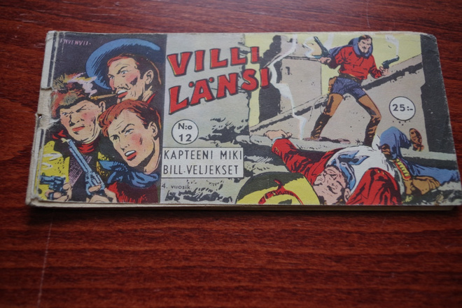 Villi länsi, Kapteeni Miki 12 /1957